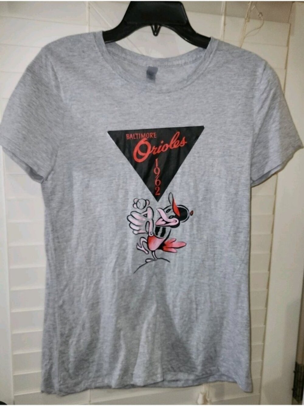 Womens Baltimore Orioles 1962 T-Shirt MEDIUM
